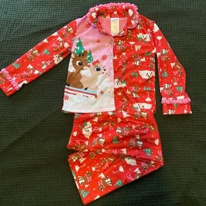 Rudolph Girls Size 4/5 Pajamas